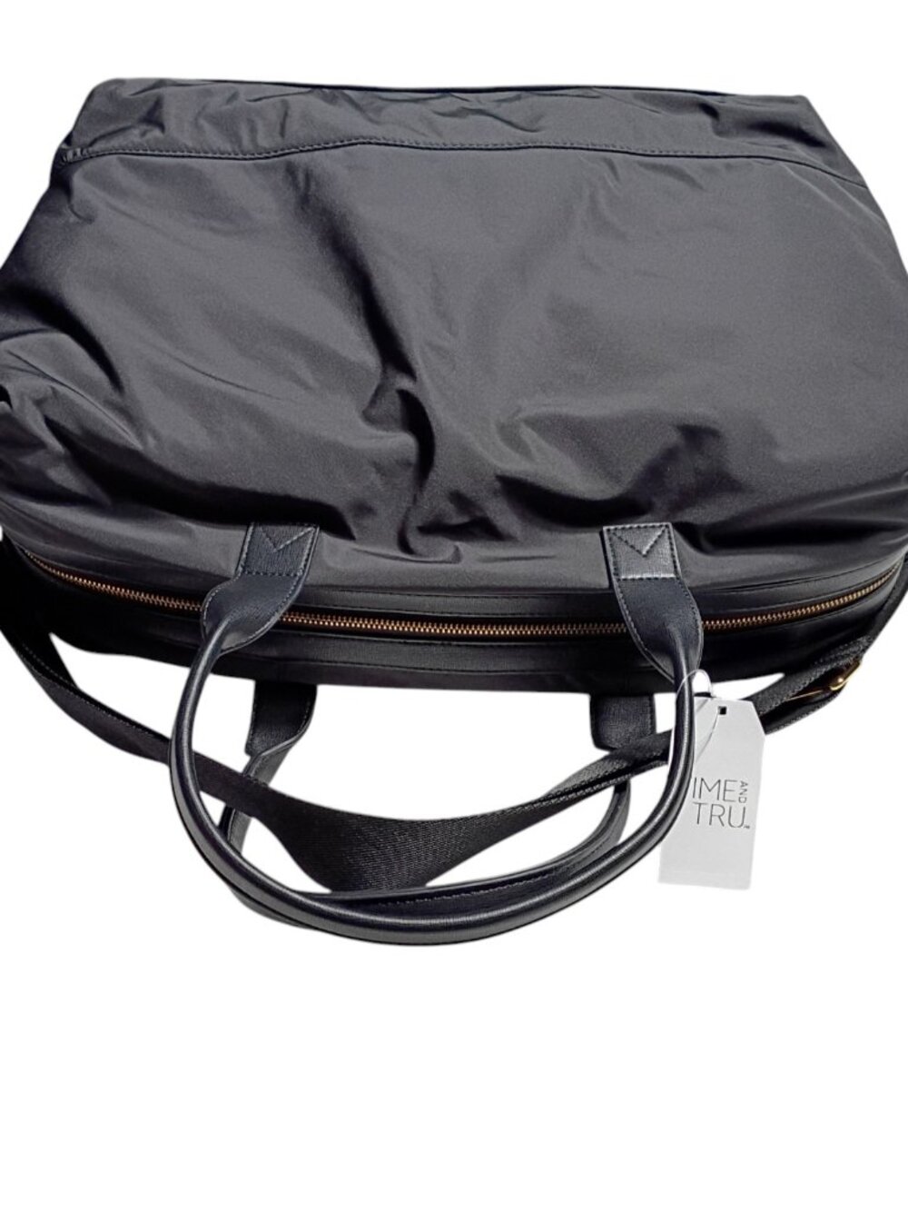 Time And Tru Mbm C2360 Handbag Travel Duffle Bag Black 20In Adjustable Strap